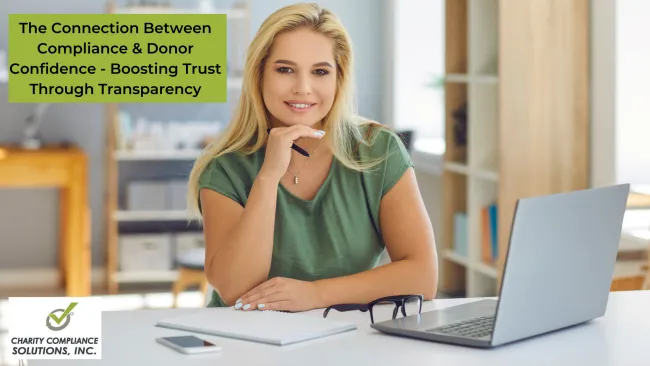 The Connection Between Compliance and Donor Confidence - Boosting Trust Through Transparency